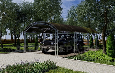 Автомобильные навесы — Навес автомобильный "Агросфера" — фото