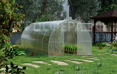 Самые популярные модели теплиц в 2026 году — Агросфера-Славянка 20х20 (шаг 1м.) — фото